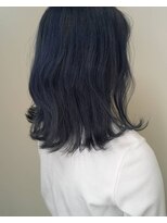 ヘアリゾートユア 新大久保店(hair resort YuA)&nbsp;ネイビーカラー