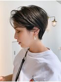 【large】かき上げハンサムショート/アクセントカラー　by鈴木