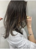 【山口祐子】マットブラウン/ロングレイヤー