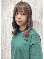 ヴァン カウンシル 川中島店(VAN COUNCIL)&nbsp;インナーカラー×ネイビー[20代30代40代50代60代]