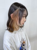 ホワイト 梅田(white) #ブリーチ無しでブラウンベージュ