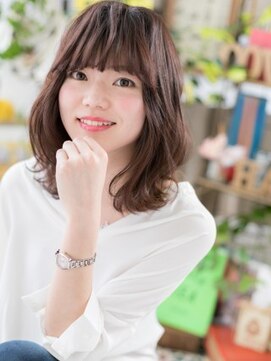 カバーヘアアンドスパ ブリス 浦和(COVER HAIR&SPA bliss) ★大人かわいいくせ毛風こなれミディネオウルフ20代30代40代★9