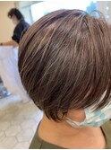 白髪をデザインに。【☆プラチナム3Dカラー☆】