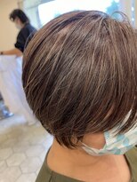 リッシュヘアー 箕面店(Riche hair) 白髪をデザインに。【☆プラチナム3Dカラー☆】