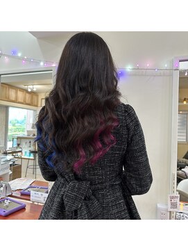 クラナ(clana) インナーツートン！ pink×Blue