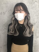 ルーツアイリー 心斎橋(ROOTS IRIE)&nbsp;インスタ人気☆大人可愛いインナーエクステ☆ホワイトグレージュ