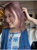【saya】mauve pink× medium hair