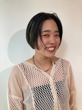 チックタック トアウエスト(TICK-TOCK Torwest) 【TICK-TOCK】センターパート/前下がりボブ/ハイライト