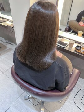 インプレッション(impression produced by LA’BO) 【札幌/impression佐藤】艶髪/イルミナカラー/透明感ブルージュ