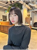 切りっぱなしボブ×シアーグレージュ 堀越太真樹