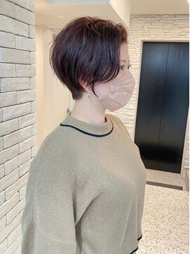 メモリーズ 表参道(Memories) 白髪ぼかし/ひし形/癖毛/大人ショートボブ/60代50代40代