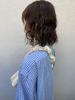 フェンヘアーアイス 中目黒(Fen.hair ici)&nbsp;うるツヤヘルシースタイルくせ毛風カール前髪うる艶髪モテ髪