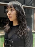 bibito ウェーブパーマ　くるくるパーマ　ミディアムパーマ