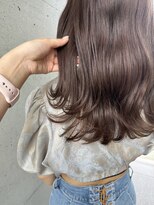 アチーブ ヘア デザイン(achieve hair design)&nbsp;ナチュラルベージュ なみなみウェーブロング20代30代艶感