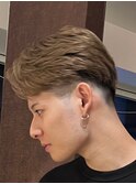 センターパートニュアンスパーマワンカールパーマコンマヘア韓国