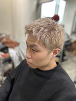 セシルヘアー なんば店(Cecil hair)&nbsp;ハイトーン×エッジスパイキーショート