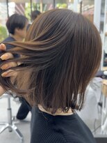 ビューブルー 亀戸錦糸町(VIEW BLUE)&nbsp;◎美髪カールシアーカラーマロンブラウンボブ