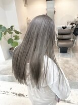 マニア(mania.)&nbsp;グレーシルバーグレージュダブルカラーケアブリーチハイトーン