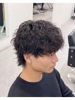 ブライト(BRIGHT)&nbsp;マッシュウルフツイストスパイラルパーマ