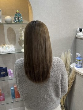 カラークチュール(Color Couture) 黒髪カタログ/ホブルフ/ネビージュ/小顔に見せるヘア/ワンレン