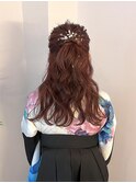 卒業式ヘアセット