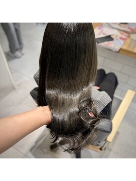 ミエルヘアーエスト 新宿店(mielhair est) オリーブグレージュ