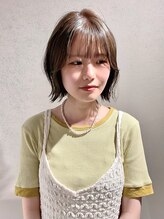 エイム(A-im) 結べるボブ×ミルクティーグレージュ　ブリーチなし