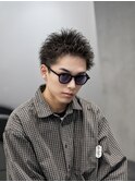 渋谷スパイキーパーマスパイキーショートパーマ刈り上げショート