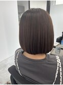 360度美フォルム◎艶ストレートボブ