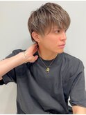 アッシュブラックカルマパーマベリーショートダークアッシュ