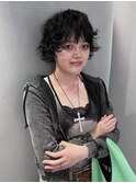 骨格似合わせ無造作パーマ