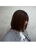切りっぱなしボブ