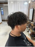 王道縦落ちツイストスパイラルパーマ