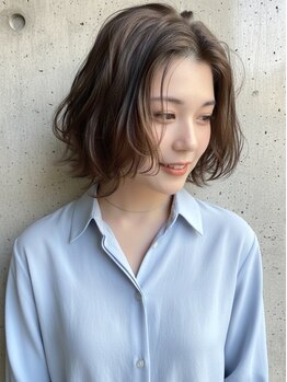 ロング料金なし!カット+カラ-+グランドリンケ-ジTr7000/外国人風カット+エドルカラ-+ハホニコTr7900