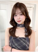 黒髪 クラゲヘアー オリーブグレー 小顔 ココアベージュ 