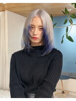 フリーク(FLEEK)&nbsp;裾カラー　ホワイトカラー