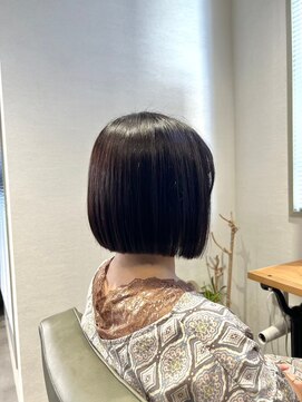ビスイル 秋葉原店(Vis ill) 艶髪ボブ顔まわりカット