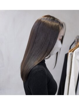 アリー 原宿 表参道(ALLY) ALLY濱田 髪質改善×ブリーチなしグレージュカラー