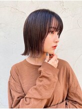 ENi style*[自由が丘駅/ショート/ボブ/レイヤーカット/縮毛矯正/髪質改善/ハイライト/ブリーチ/白髪ぼかし]