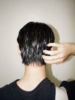 メリケンバーバーショップ トーキョー(MERICAN BARBERSHOP TYO) メンズカットバーバースタイルスパイキーショートフェードボウズ