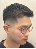 アイロンパーマ