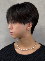 エルマーク 和歌山(L-MARK)&nbsp;マッシュヘア/黒髪/メンズカット/men's/フェザーパーマ