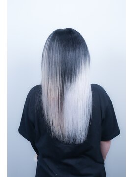 クリップ ジョイント ゴッド(CLIP JOINT GOD) Black × White blonde