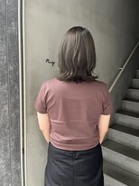 レイキョウト(Ray Kyoto)&nbsp;外ハネボブ レイヤーボブ マットグレージュ マットベージュ