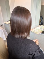 ルトワ(Lutowa)&nbsp;ダークパープル/ナチュラルショート/夏のヘアアレンジ/東広島