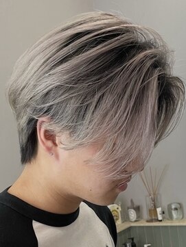 ノード(NODE) メンズカラーセンターパートメンズバレイヤージュ名古屋栄