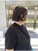 くせ毛を活かしたボブ【mayu】【Ato.明石】