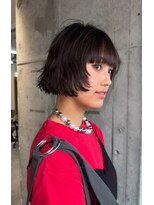 ヌー ノエラ(nu Noella) パーマの残りを生かしたレイヤーボブ【中村】7/23