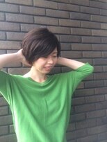 ヘアーメイク エターナル(hair make Eternal)&nbsp;ふんわりボリュームで可愛ショートボブ