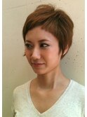 アシメバングショート